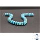Perles en turquoise Kingman d'Arizona - Roues/7-8mm - Grade AB+