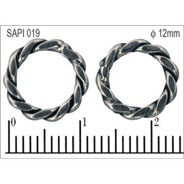Apprêts Intercalaires qualité premium - 12 mm - Argenté