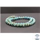 Perles en turquoise Kingman d'Arizona - Rondes/8mm - Grade AB