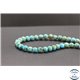 Perles en turquoise Kingman d'Arizona - Rondes/8mm - Grade AB