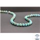 Perles en turquoise Kingman d'Arizona - Rondes/8mm - Grade AB