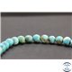 Perles en turquoise Kingman d'Arizona - Rondes/8mm - Grade AB