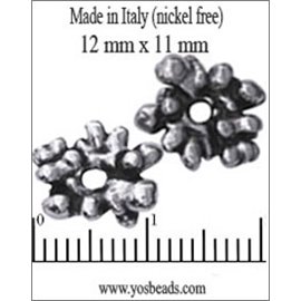 Apprêts Intercalaires qualité premium - 12 mm - Argenté