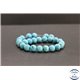 Perles en turquoise Kingman d'Arizona - Rondes/8mm - Grade A