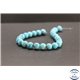 Perles en turquoise Kingman d'Arizona - Rondes/8mm - Grade A