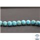 Perles en turquoise Kingman d'Arizona - Rondes/8mm - Grade A