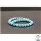 Perles en turquoise Kingman d'Arizona - Rondes/6mm- Grade A