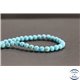 Perles en turquoise Kingman d'Arizona - Rondes/6mm- Grade A