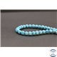 Perles en turquoise Kingman d'Arizona - Rondes/6mm- Grade A