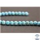 Perles en turquoise Kingman d'Arizona - Rondes/6mm- Grade A