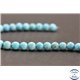 Perles en turquoise Kingman d'Arizona - Rondes/6mm- Grade A