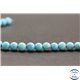 Perles en turquoise Kingman d'Arizona - Rondes/6mm- Grade A