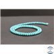 Perles en turquoise Kingman d'Arizona - Rondes/4mm- Grade AA