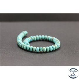Perles en turquoise Kingman d'Arizona - Roues/6mm - Grade A