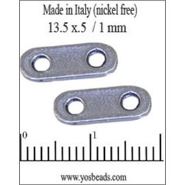Apprêts Intercalaires qualité premium - 13,5 mm - Argenté