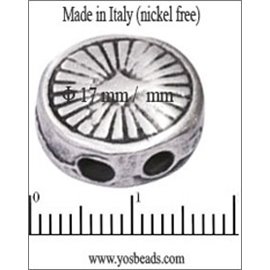 Apprêts Intercalaires qualité premium - 17 mm - Argenté