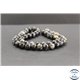 Perles en opale grise d'Afrique - Rondes/8mm - Grade A