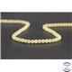 Perles en calcite jaune du Mexique - Rondes/4mm - Grade A