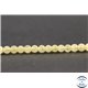 Perles en calcite jaune du Mexique - Rondes/4mm - Grade A