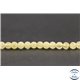 Perles en calcite jaune du Mexique - Rondes/4mm - Grade A