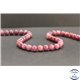 Perles en rubis de Birmanie - Rondes/8mm - Grade AB