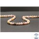 Perles en opale rose d'Afrique - Rondes/6mm - Grade AB