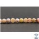 Perles en opale rose d'Afrique - Rondes/6mm - Grade AB