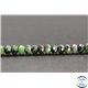 Perles facettées en anyolite rubis zoisite de Tanzanie - Roues/6mm - Grade AB