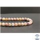 Perles en opale rose d'Afrique - Rondes/8mm - Grade AB