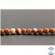 Perles en jaspe rouge d'Australie - Rondes/6mm - Grade AB