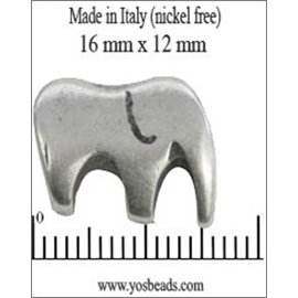 Apprêts Intercalaires qualité premium - Éléphant/16 mm - Argenté
