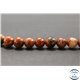 Perles en jaspe rouge d'Australie - Rondes/8mm - Grade AB
