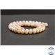 Perles en opale rose d'Afrique - Rondes/6mm - Grade A