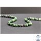 Perles en anyolite rubis zoisite de Tanzanie - Rondes/6mm - Grade AB