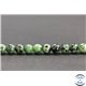 Perles en anyolite rubis zoisite de Tanzanie - Rondes/6mm - Grade AB