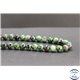 Perles en anyolite rubis zoisite de Tanzanie - Rondes/8mm - Grade AB