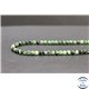 Perles en anyolite rubis zoisite de Tanzanie - Rondes/4mm - Grade AB