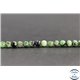 Perles en anyolite rubis zoisite de Tanzanie - Rondes/4mm - Grade AB
