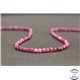 Perles facettées en rubis de Birmanie - Rondes/3mm - Grade AB