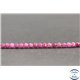 Perles facettées en rubis de Birmanie - Rondes/3mm - Grade AB