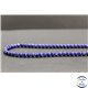 Perles en lapis lazuli d'Afghanistan - Rondes/4mm - Grade AB