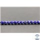 Perles en lapis lazuli d'Afghanistan - Rondes/4mm - Grade AB