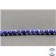 Perles en lapis lazuli d'Afghanistan - Rondes/4mm - Grade AB