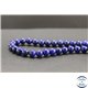 Perles en lapis lazuli d'Afghanistan - Rondes/8mm - Grade AB