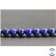 Perles en lapis lazuli d'Afghanistan - Rondes/8mm - Grade AB