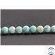 Perles en turquoise du Pérou - Rondes/8mm - Grade A