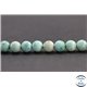 Perles en turquoise du Pérou - Rondes/8mm - Grade A