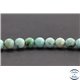 Perles en turquoise du Pérou - Rondes/8mm - Grade A