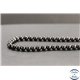 Perles en shungite de Russie - Rondes/6mm - Grade A