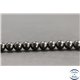 Perles en shungite de Russie - Rondes/6mm - Grade A